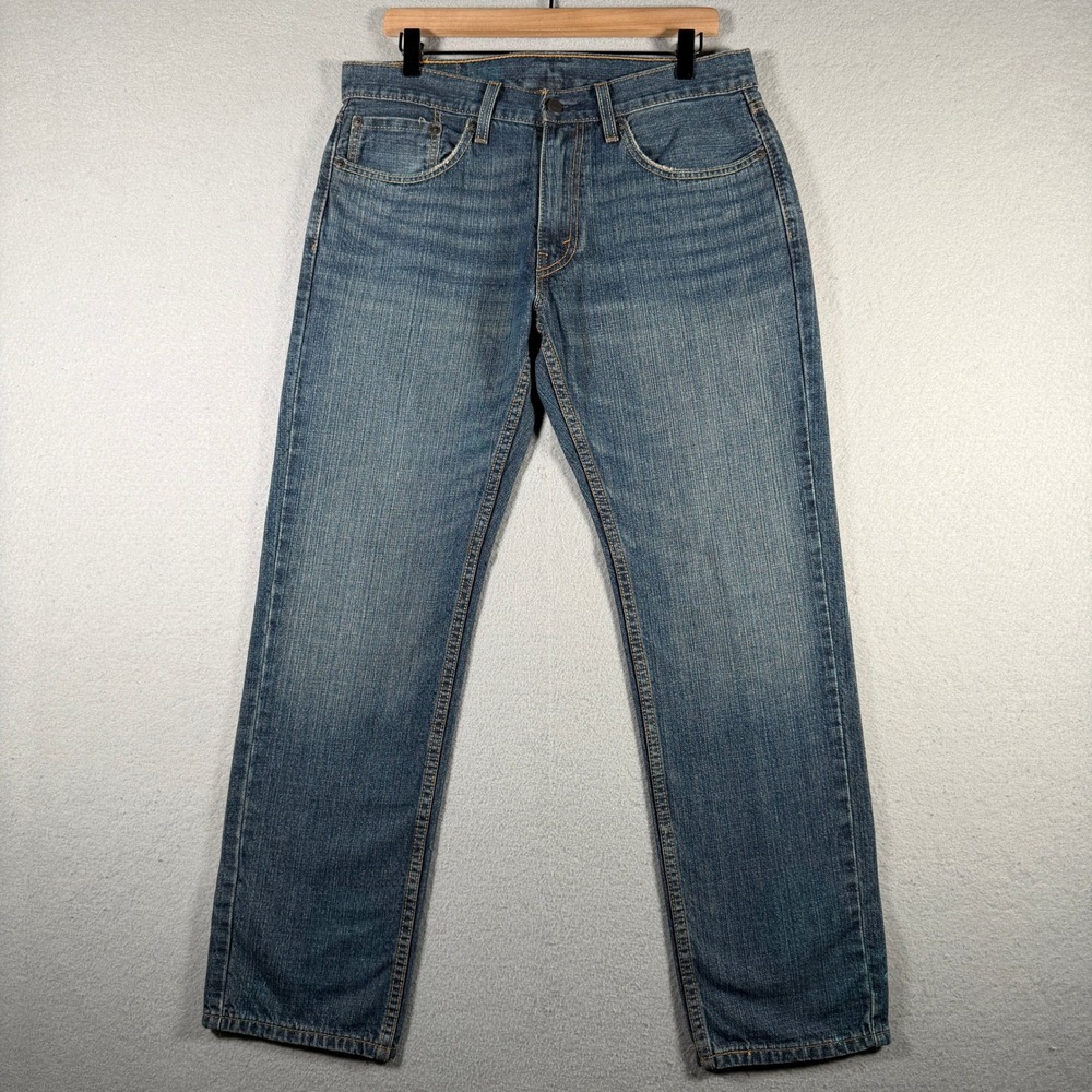 Levis 559 Relaxed Straight Jeans Mens 32x30 Blue Medium Wash Denim 100% Cotton